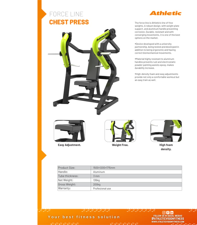 03824 - FORCE CHEST PRESS