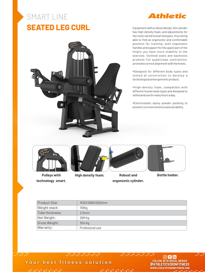 04030 - SMART - SEATED LEG CURL - PRODUCT CHART