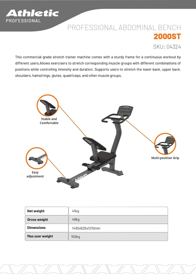 04324 -  PROFESSIONAL ABDOMINAL BENCH  2000ST - PRODUCT CHART_repaired_page-0001