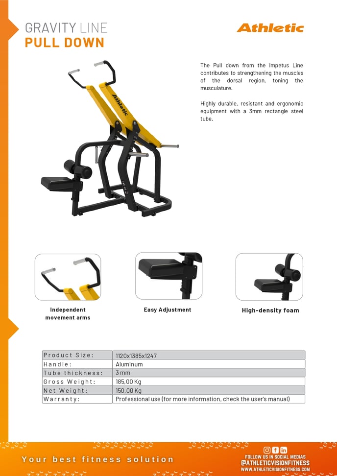 04607 - GRAVITY - PULL DOWN - PRODUCT CHART