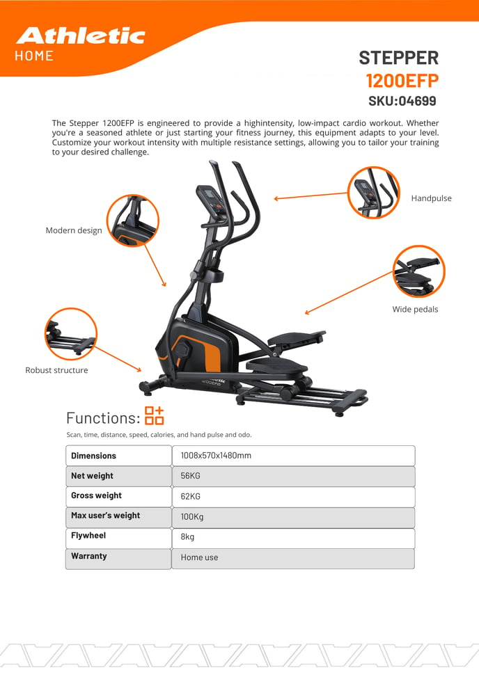 04699 - STEPPER - 1200EFP - PRODUCT CHART