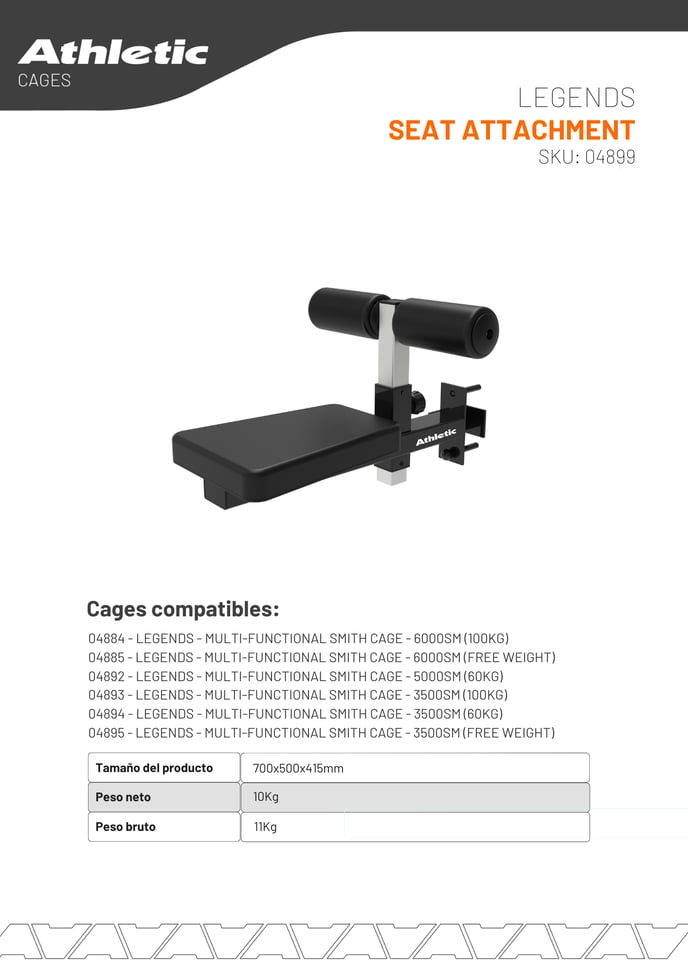 04899 - LEGENDS - SEAT ATTACHMENT - ENCARTE DEL PRODUCTO