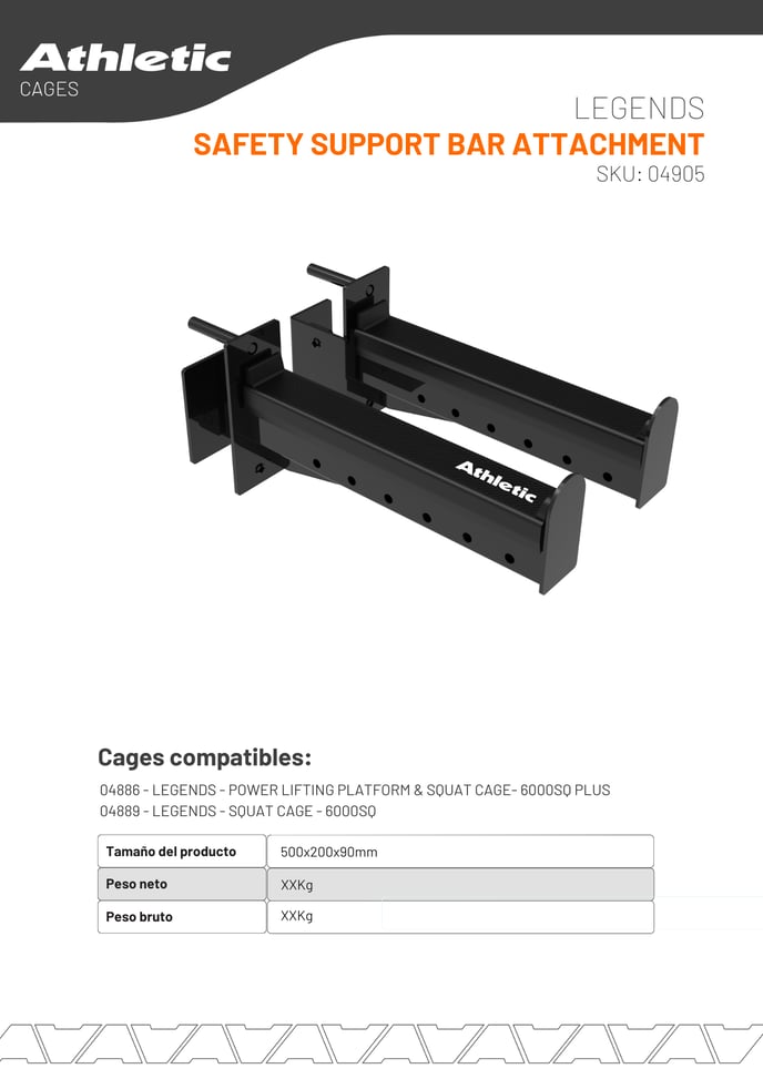 04905 - LEGENDS - SAFETY SUPPORT BAR ATTACHMENT - ENCARTE DEL PRODUCTO