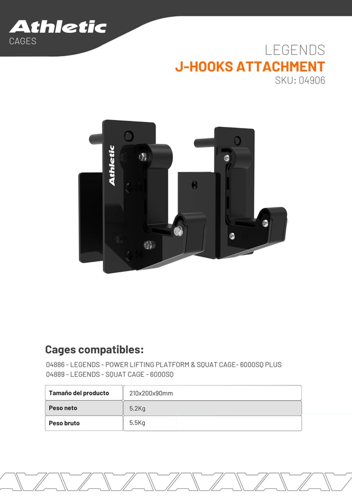 04906 - LEGENDS - J-HOOKS ATTACHMENT - ENCARTE DEL PRODUCTO