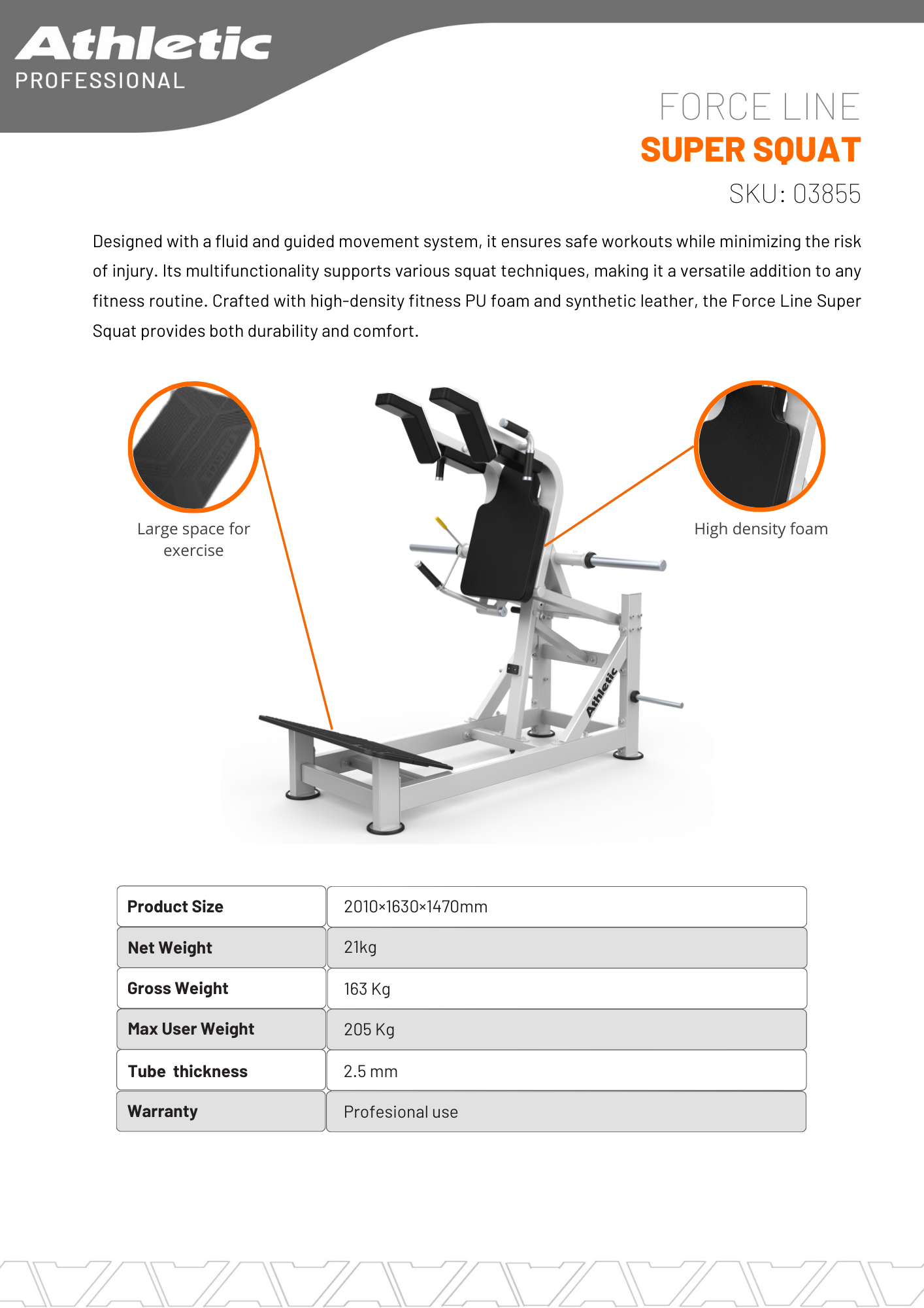 FORCE LINE - SUPER SQUAT